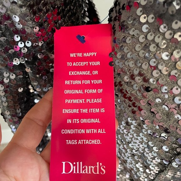 Nicole Miller NY Sequin Bell Sleeve Dress - Size 8 - Picture 9 of 9